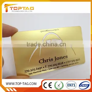 Direct Factory Metal Engraved Custom Cheap Metal Business Card thumbnail-4