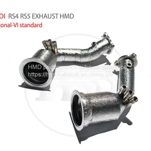 Exhaust Manifold Downpipe for Audi RS4 RS5 VI Standard Car Accessories With Catalytic Converter Header Whatsapp008613189999301 thumbnail-3