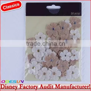 Disney Universal NBCU FAMA BSCI GSV Carrefour Factory Audit Manufacturer Opp Bag Blossom Burlap Rose Flowers With Dark Blue thumbnail-4