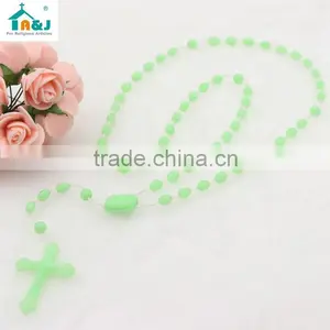 Lead Free&Nickel Free Plastic Cross Necklace Catholic Rosary Best Selling thumbnail-1