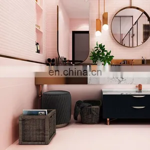 Macaron Tile Nordic Kitchen Bathroom Wall Brick 300x600 Pink Kindergarten Brick Color Wall Brick thumbnail-3
