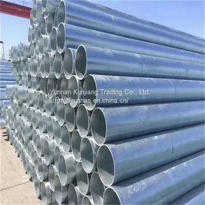 Yunnan Galvanized Steel Pipe Wholesale Q235 Hot Dip Galvanized Steel Pipe Greenhouse Vegetable Steel Pipe Specifications Are Complete thumbnail-1