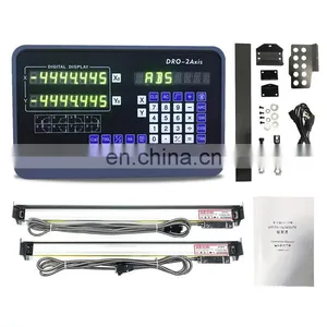 DRO 2 Axis Digital Readout for Milling Lathe Machine With 2pcs High Precision Scale 50-1000mm thumbnail-1