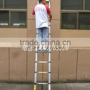 TELESCOPIC 3.2m ALUMINIUM DIY FOLDABLE EXTENDABLE BULIDERS MULTI PURPOSE LADDER thumbnail-4