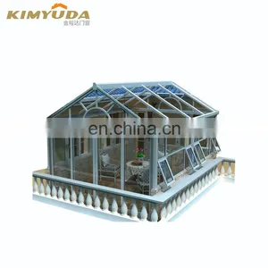 JYD Waterproof Soundproof Heat Insulation Modern Design Aluminum Glass House With Factory Direct Price thumbnail-2