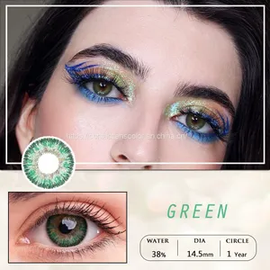 Wholesale Contact Lenses Natural Yearly Eye Color Contact Lens Lentes de Contacto thumbnail-3
