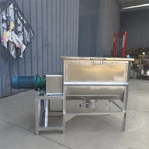Henan PanQi Automatic Powder Mixing Machine Food U-shaped Mixer Double Ribbon Mixer With CE thumbnail-2