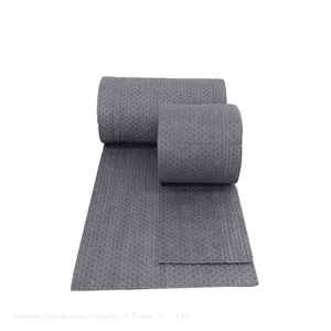 Absorbent Split Rolls For Spill Control Universal Meltblown Medium-Weight Sonic Bonded Grey thumbnail-2