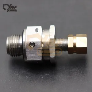 Hochdruck-Inflationsventilanschluss YNF16824 80759069 | Hydraulikschlauchverbinder für Bagger-Baumaschinen aus Kohlenstoff thumbnail-2