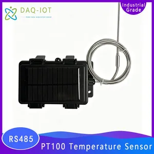 Solar Powered Wireless PT100 High Temperature Sensor for Industrial Boiler Furnace Monitoring thumbnail-1