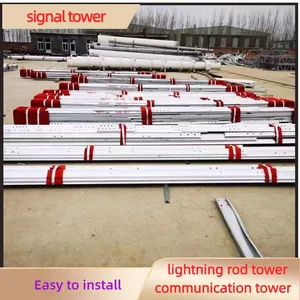 Welded Integral Steel Tower, Seamless Structure for Highway Roadside Traffic Signal & Telecom Integration thumbnail-2