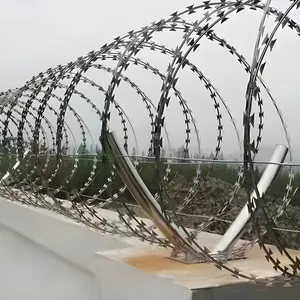 Razor Barbed Wire for Prison Security, 2.5mm Core, 500m Roll, MIL-SPEC Compliant thumbnail-3