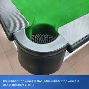 Blue Flag Billiard Table, Commercial Steel Cushion Billiard Table, American Nine-ball Table Manufacturer thumbnail-3