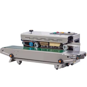 MO-QDMECH Continuous Band Sealer Automatic Bag Sealing Machine BZ050 Conveyor Type Sealer 1-12m/min Food Packing thumbnail-5