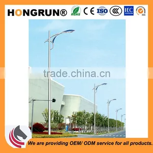 Conical Single-arm Street Lamp Pole Used for Urban Main Road Lighting thumbnail-1