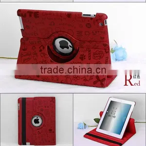 360 Degree Rotate for Ipad Case, for Ipad 4 Case With Stand thumbnail-2