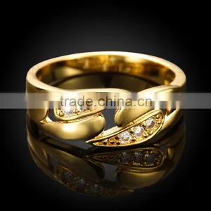 New Hong Kong Gold Plated Jewelry Wedding Ring Wholesale thumbnail-5