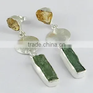 Beautiful !! Bezel Setting 925 Sterling Silver Earring, Fine Silver Jewelry, Handmade Silver Jewelry thumbnail-2