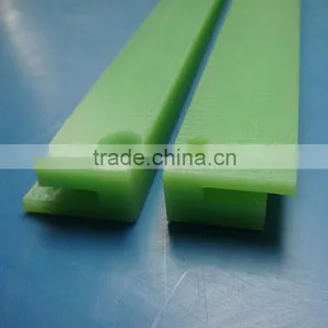 Hot Sale Engineering Plastic Cnc Machining Custom Low Price Green UHMW-PE HDPE Linear Guide Rail thumbnail-3