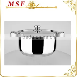 MSF-3997 8pcs Stainless Steel Cookware Set Composition 18cm 24cm 26cm Casserole 24*7cm Rice Cooker thumbnail-6