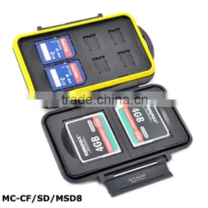 SD Card Case JJC MC-CF/SD/MSD8 Memory Card Case For CF For MSD Card Case thumbnail-1
