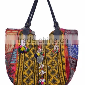 Pakistani Banjara Short Handle Shoulder Bag thumbnail-1