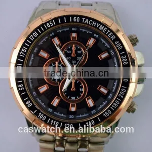 3 Eyes Stainless Steel Case and Wristband Mechanical Watch thumbnail-1