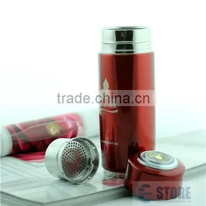 420ml Black Alkaline Stainless Steel Water Bottle thumbnail-2