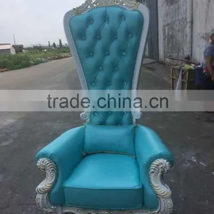Classic Antique Reproduction Wood Throne Kings Chair Quality Choice thumbnail-4
