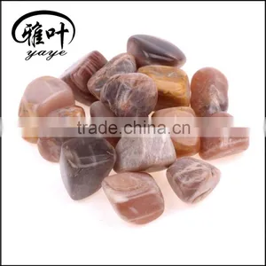 Wholesale Natural Semi Precious Stone Highly Polished 20-25mm Moonstone Tumbled Stone Supplier's Choice thumbnail-1