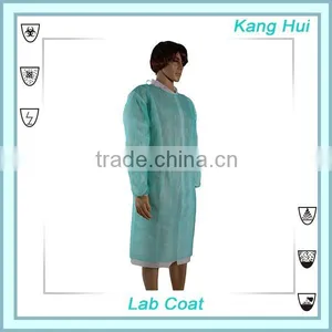 Non Woven Dispoable Dark Green Elastic Cuffs Surgical Gown thumbnail-2