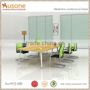 Durable Melamine Board Meeting Table Modern Design Rectangular Conference Table thumbnail-1