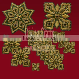 Russian Applique Hand Embroidered Cross Set thumbnail-1