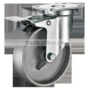 Medium Duty Casters With Cast Iron Wheel thumbnail-1