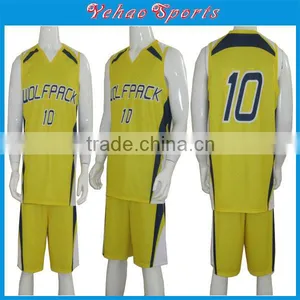 Reversible Custom Basketball Set ,wholesale Sublimation Basketball Uniform Jersey thumbnail-1