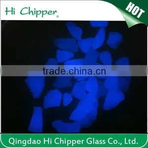 Glow Sky Blue Crushed Glass Gravel thumbnail-1