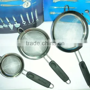 Stainless Steel Flat Oil Colander thumbnail-1
