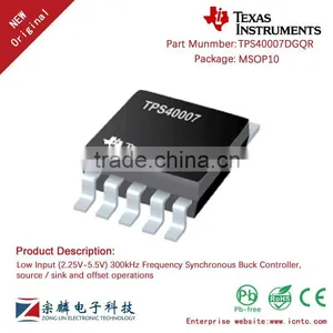 Genuine Original TPS40007DGQR MSOP10 TPS40007 Buck Controller thumbnail-1