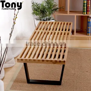 Classic Wood Living Furniture Wooden Stool thumbnail-2