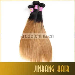 2016 New Premium Ombre Hair Weave Silk Straight Colored Two Tone Virgin Brazilian Human Hair Extension thumbnail-6