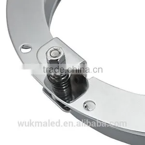7inch Round Mounting Bracket Ring for 7" LED Projector Head Light Black for Harley Davidson thumbnail-6