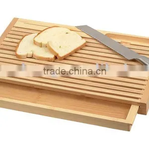 Bamboo Bread Board,cheese Board,heat Pad,herb Chopper thumbnail-1