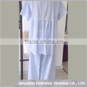 Factory Price White Cotton Plus Size Women Sleepwear Nightgown thumbnail-2