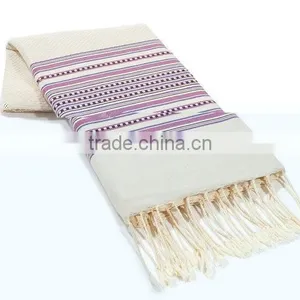 Custom Made Design Pattern 100% Cotton Hammam Towels Fouta thumbnail-1