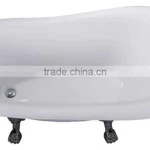 CUPC Certified Antique Clawfoot Bathtub, Antique Tin Bathtub Tub, Plastic Bathtub Adults thumbnail-2