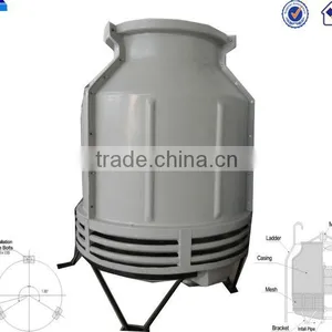 Open FRP Cross-flow Water Cooling Tower 40TON thumbnail-1