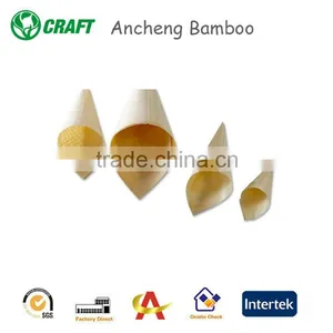Disposable Sushi Pine Wooden Cone for Food thumbnail-1