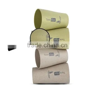 Wheat Straw Plastic Travel Tooth Brush Mug Set 280ml+360ml thumbnail-4