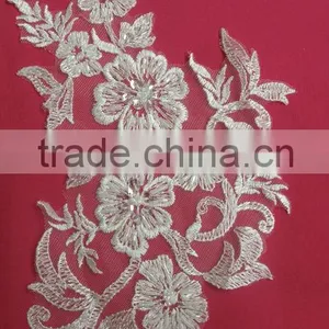 Beautiful Beading Lace Appliques in Stock thumbnail-1
