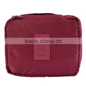 Travel Series Water Resistant 100% Polyester Cosmetic Bag, Polyester Make up Bag thumbnail-3
